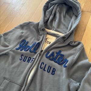 Vintage Hollister Hoodie Full Zip Early 2000’s Script Men’s Small Women’s Large